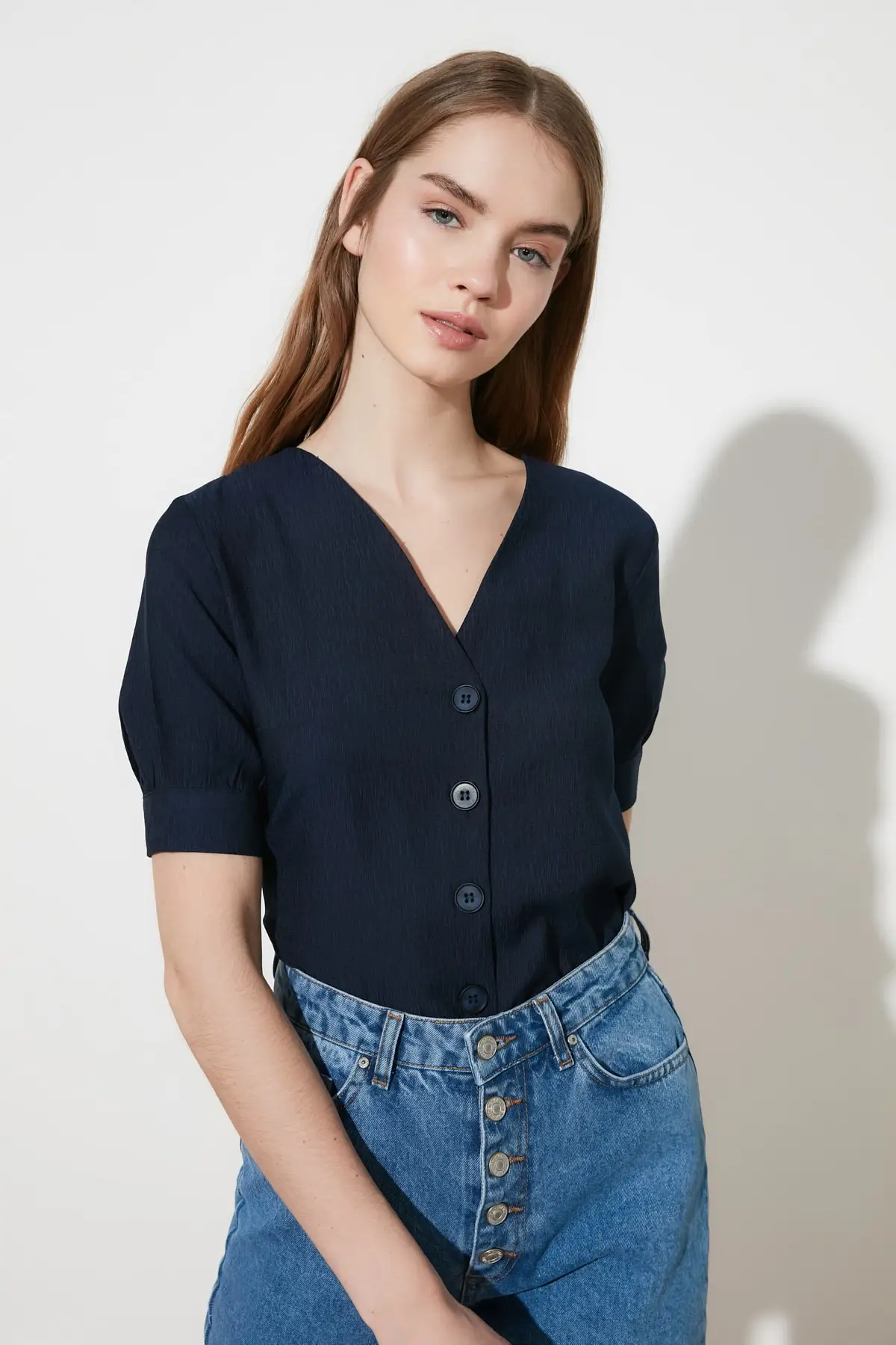 

Trendyol Button Detail Shirt TWOSS20GO0208