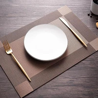 table mat pvc anti penetration placemat table dining room easy clean washable heat resistant coasters non slip table placemats