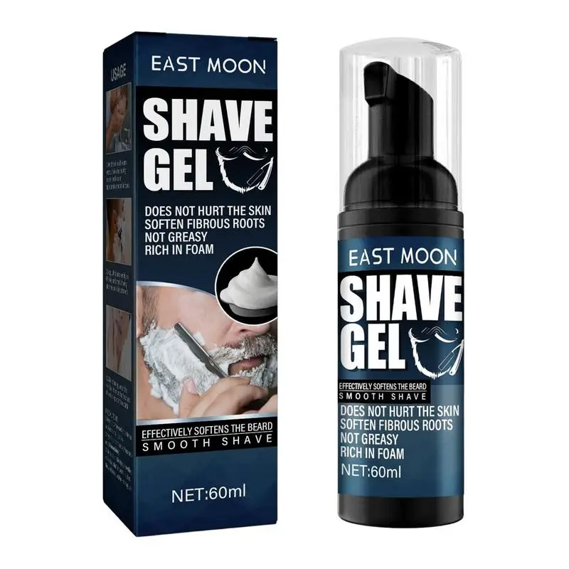 

Shaving Cream Men's Face Moisturizing Firming Shave Soften Beard Against Irritation Protect Skin Shaving Gel