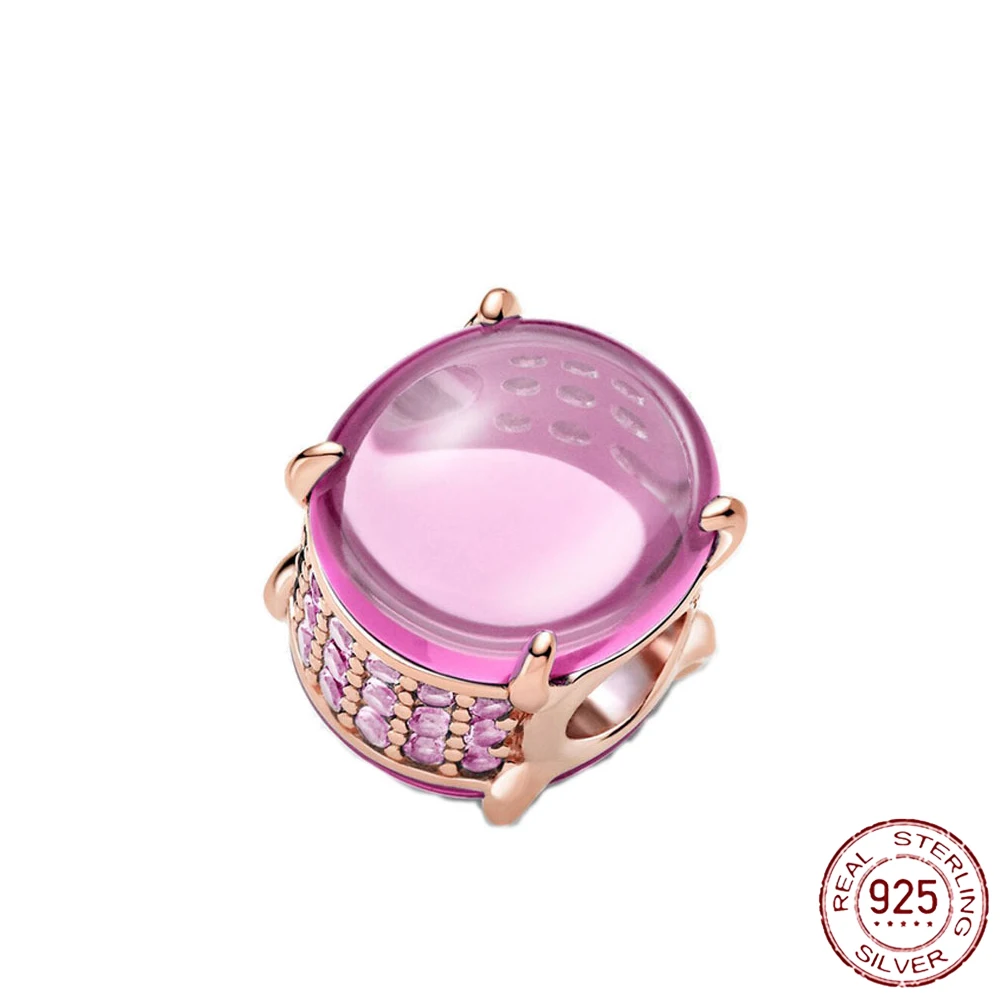 2022 Новая прелесть 925 Серебряное сердце Любви Девочка Мальчик Бусы Бусы Подходят Оригинальному Браслету Pandora Змеиная Цепочка Бисерные Женский Подарок.