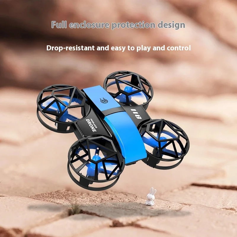 Четырехосный мини-дрон для аэрофотосъемки самолет с дистанционным управлением