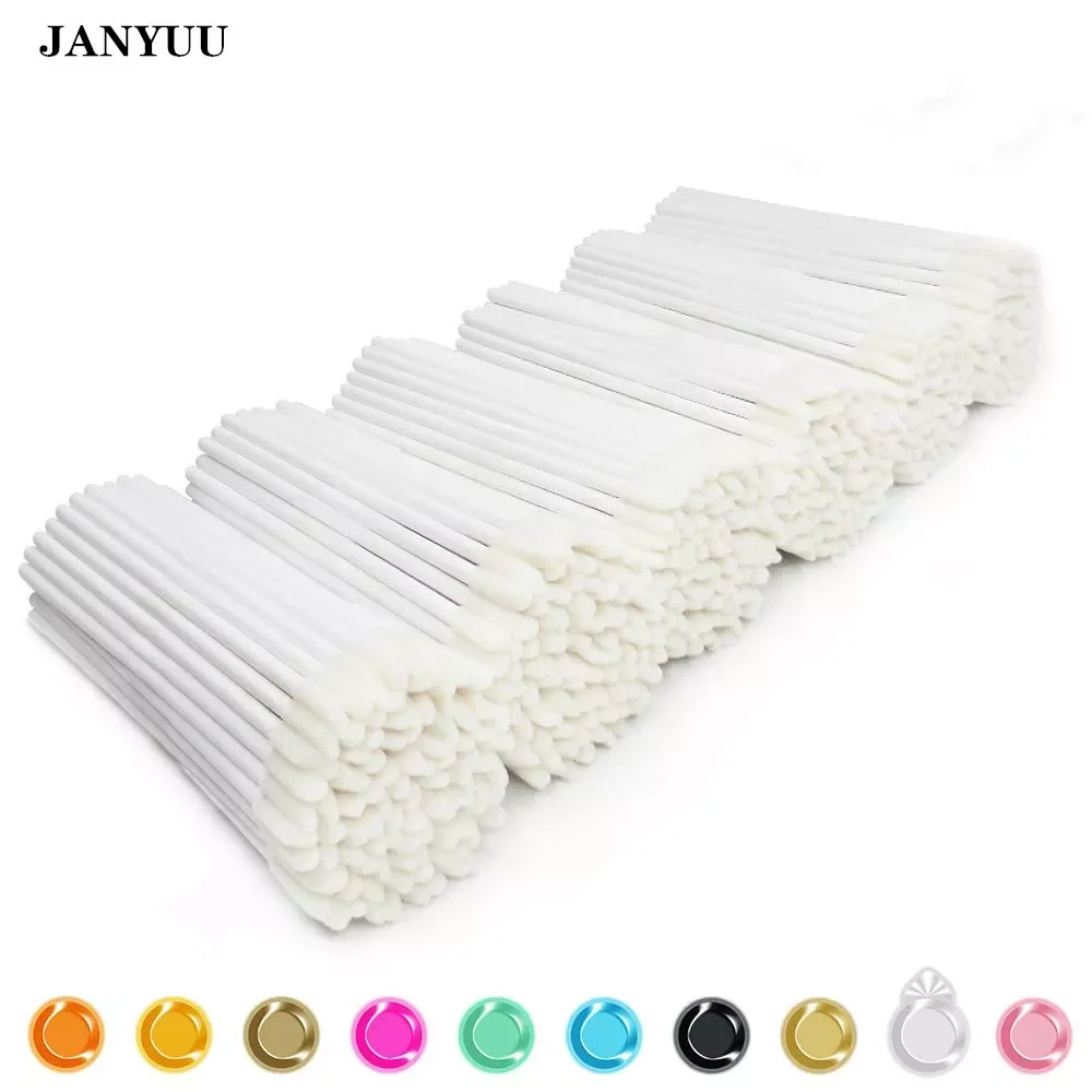 

NEW2023 1000Pcs Disposable Makeup Lip Brush Lipstick Lip Gloss Wands Pen Lip Cleaner Applicator Eyeshadow Lip Gloss Makeup Tools