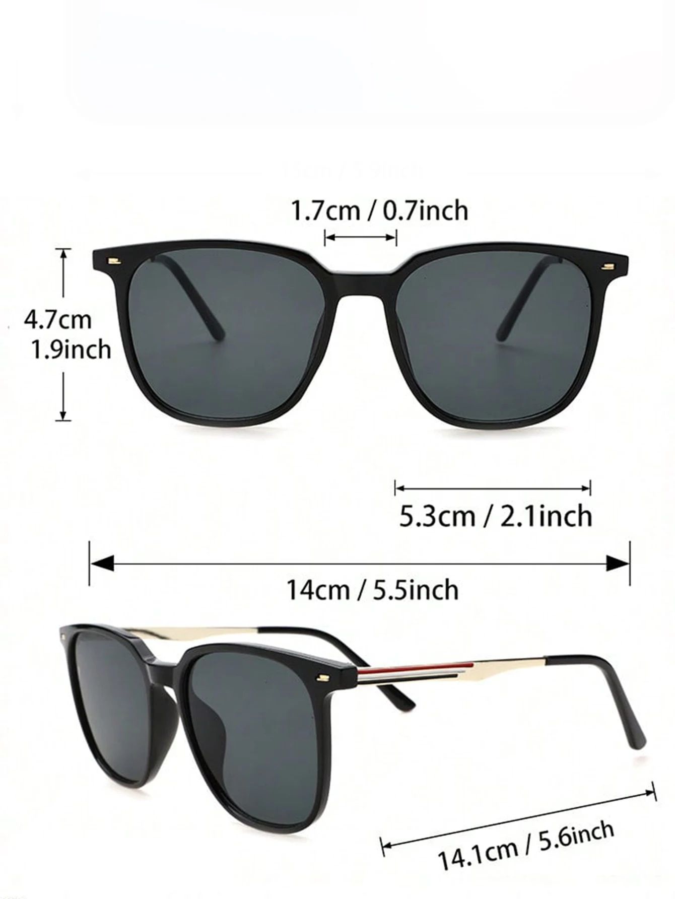 Квадратные Модные Солнцезащитные Очки Унисекс С Защитой UV400 Для Езды На