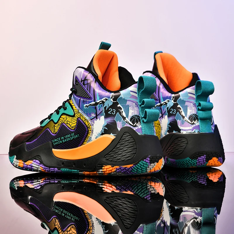 

Men's Basketball Shoes Women's Basketball Breathable Cushioning Sports Men's Street Experts Outdoor Wearable Basketball Sneakers