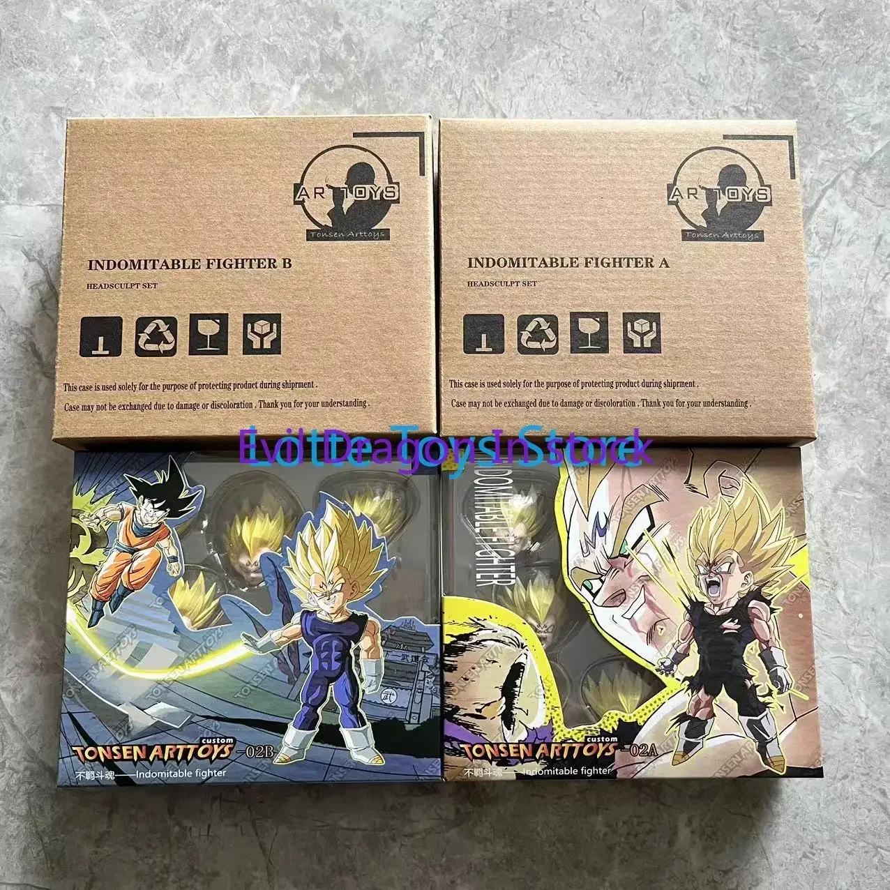 В наличии Tonsenarttoys Dragon Ball Shf Sh Figuarts Head Vegeta Majin Face Accessory Фигурка Модель игрушки Аниме