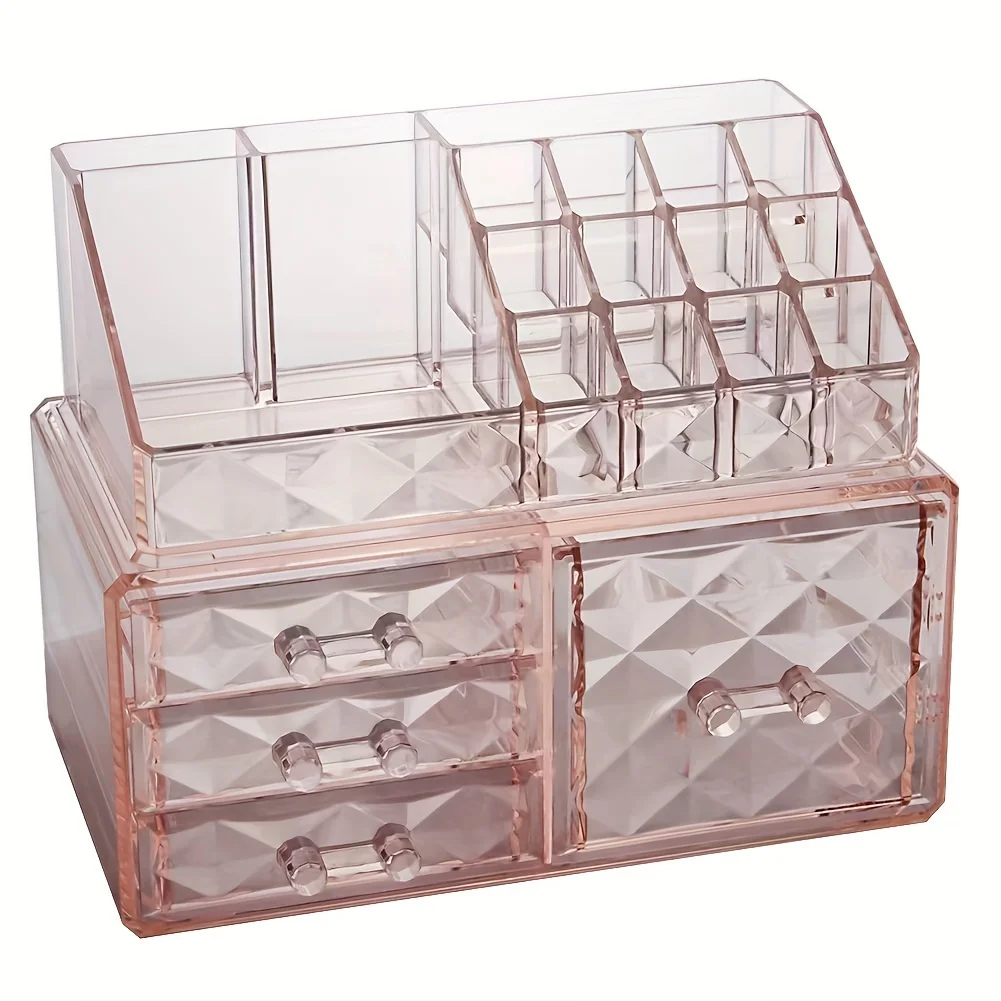 Нетроботы с коробкой для косметики в одном стиле прозрачной макияжа ящиком