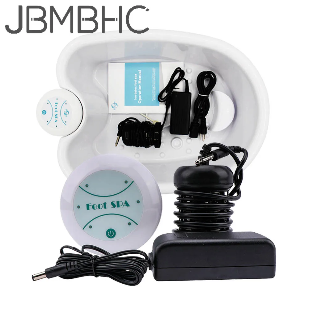 

Ionic Detox Machine and Basin Foot Bath Aqua Cell Ion Spa Cleanse Detox Bath Foot Detoxing Arrays Massage Health Care Relax