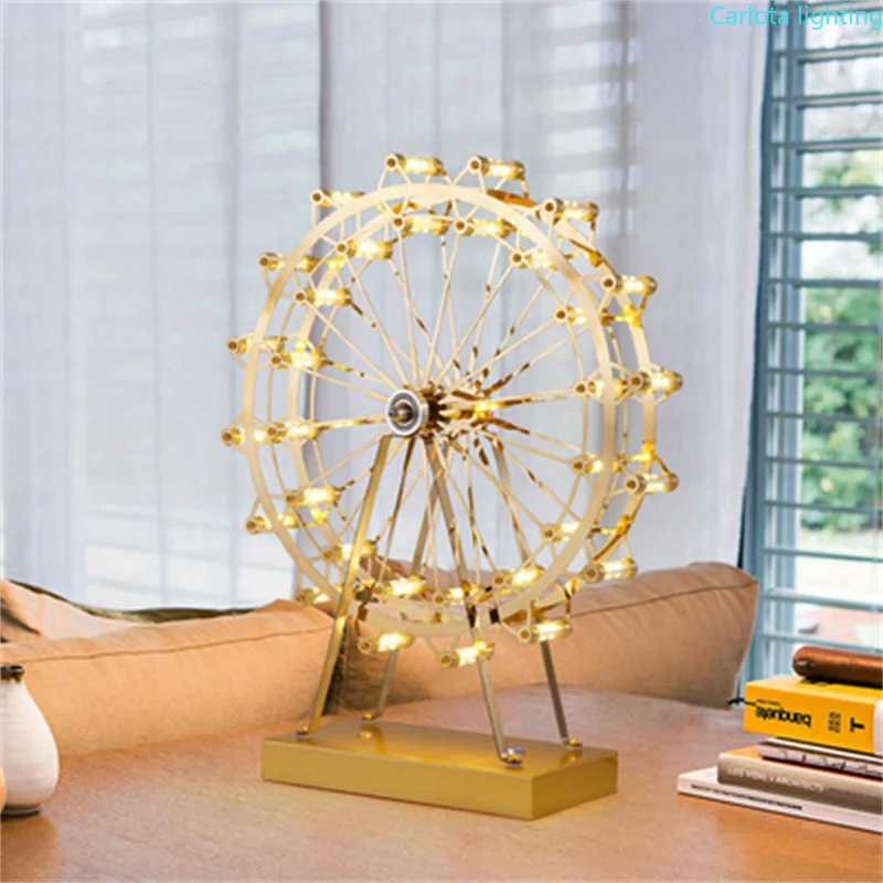 

Ferris Wheel Table Lamps LED Desk Lamp Birthday Present Gift Desk Light Bedside Bedroom Lamp Home Decoration