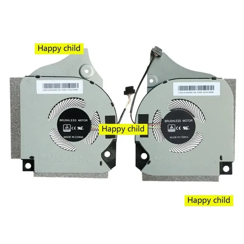 Вентилятор процессора и графического для DELL G5 15 5590 006KT2 06KT2 09THTN 9THTN DFSCK 221051821 FM0C