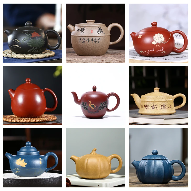 

Ручная работа, бытовой чайник для офиса, чайник из пурпурного песка, набор чайных чашек в китайском стиле, дорожный чайный набор, оптовая про...