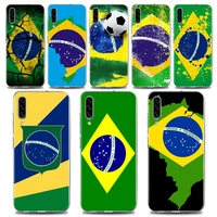 phone case for samsung a02 a10 a20e a30 a40 a50 a70 note 8 9 10 20 plus lite ultra 5g tpu case cover national flag of brazil