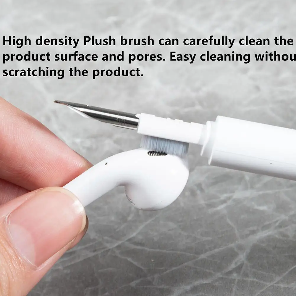 

4 In 1 Cleaning Gadget Headphone Bluetooth Camera Notebook Keyboard Cleaning Brush Maintenance Precise Tool Small F9c6