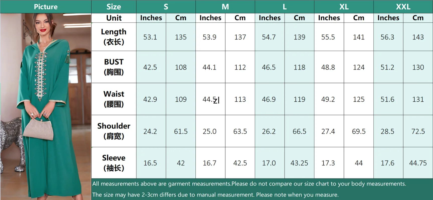 Moroccan For Women Diamonds Hoodie Long Sleeve Maxi Dress Fashion Split Hem Banquet Party Dresses Turkish Abaya Ramadan