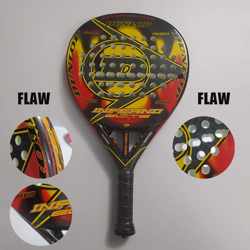 

Faw Beach Paddle Racquets Padel Tennis Rackets Multiple Colors Carbon Fiber Soft EVA Face 35-38mm Thickness No Package Bag