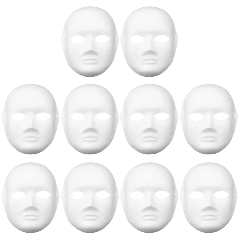 

Masks Mask White Party Blank Paintable Diy Paper Plain Cat Venetian Dance Unpainted Cosplay Masquerade Painting Face Animal Half