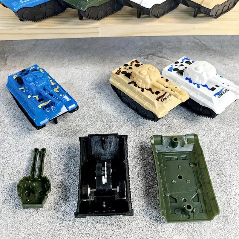 

Случайный миниатюрный танк, модель, Мультяшные детские игрушки, Необычные игрушки, подарки для детей, искусственный военный автомобиль