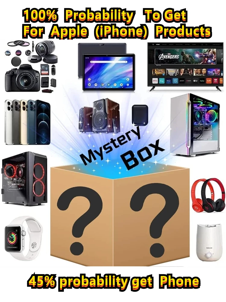 

Новинка 100%, оригинальная электронная коробка Lucky загадка, Высококачественная электроника, рождественский подарок, новинка, случайный предм...