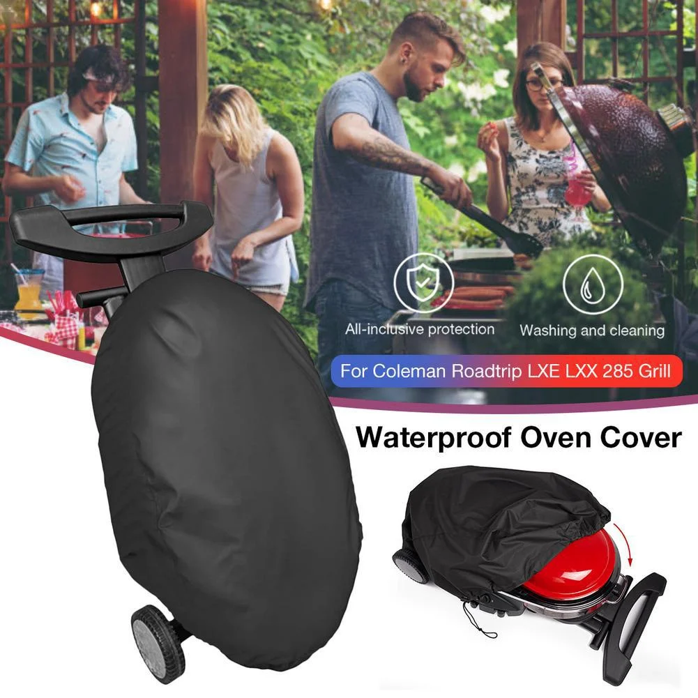 

BBQ Cover For Weber Q2000 Range BBQ Water Resistant Weather Resistant 90*55*27cm Breathable UV Resistant BBQ Grill Cover