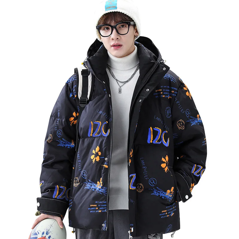 Mens Down Jacket Thick Warm Coat Brand New Causal Jacket Men High Quality Windbreaker Hooded Coats Winter Clothing Puffer Jacket