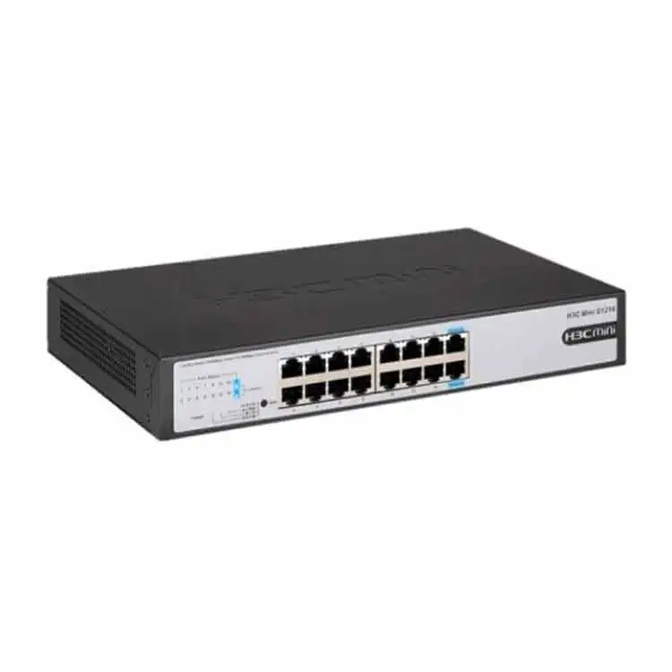 

16-портовый гигабитный коммутатор H3C MINI S1216, неуправляемый переключатель plug and play
