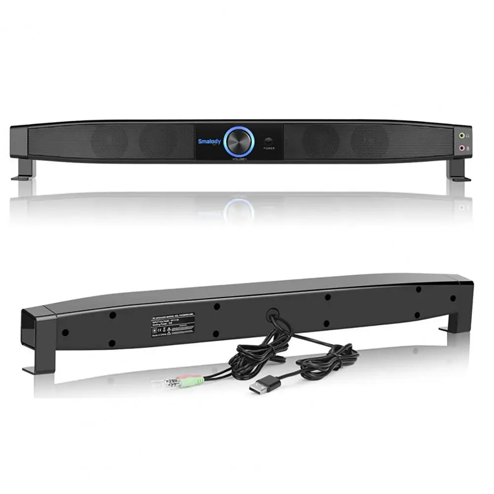 

Звуковая коробка для ПК, полезный стерео звуковой эффект, компактный HiFi USB-динамик для компьютера для дома