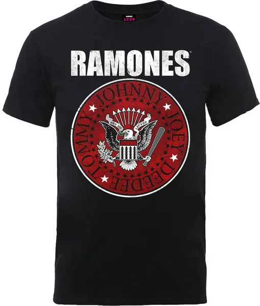 

Ramone - Red Fill Seal Mens Black T-Shirt (Medium)