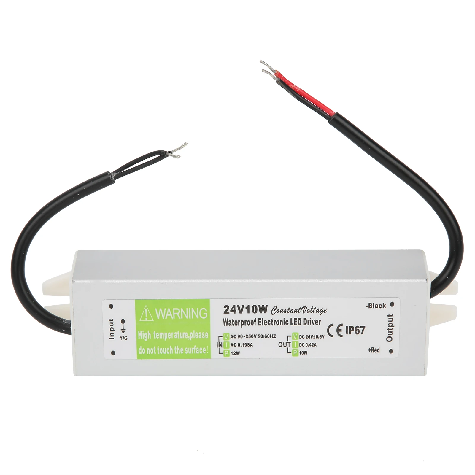 

10W Professional Waterproof Electronic LED Driver Power Supply AC90-250V (50/60HZ) wired wired