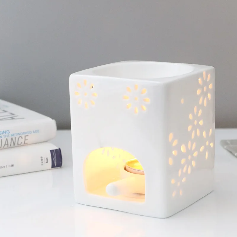 

Portable Aromatherapy Incense Burner Scented Fragrance Diffuser Ceramic Oil Burner Lamp Incensario Home Decoration Accessories