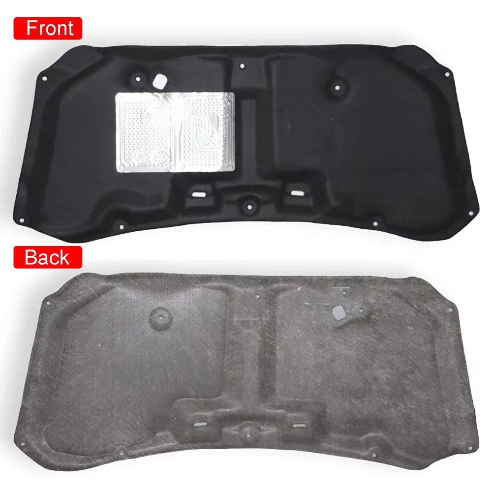 Передняя крышка двигателя для Honda City 2008-2019 звукоизоляционная хлопковая подкладка