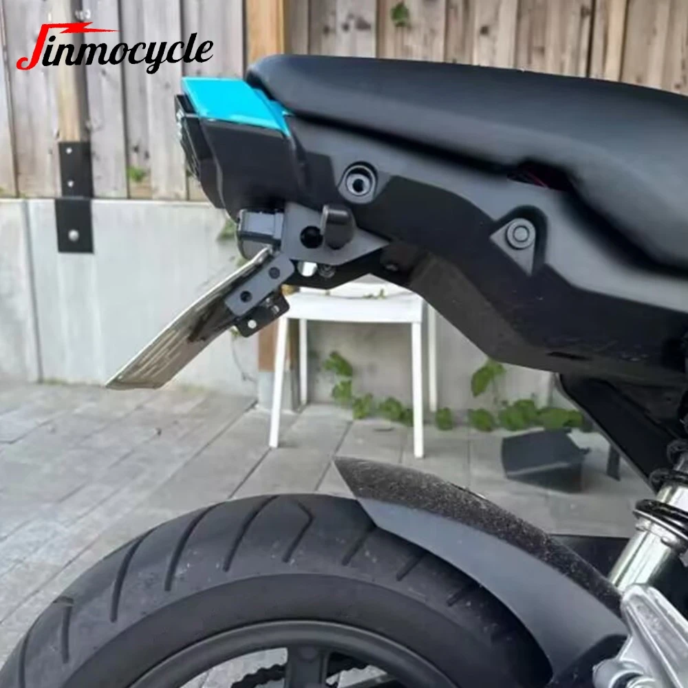 Фото Для Honda MSX125 GROM125 MSX 125 GROM 125 2022 2023 2024 мотоциклетный задний аккуратный номерной знак, комплект для устранения крыльев, кронштейн №4