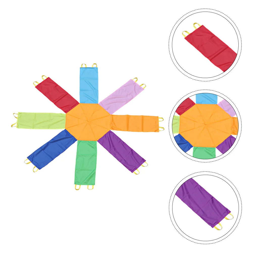 Восьмиугольный Радужный парашют детские игрушки для активного отдыха и спорта