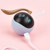 automatic cat ball toy interactive electric usb rechargeable self rotating indoor teaser self play sports toy pet kitten