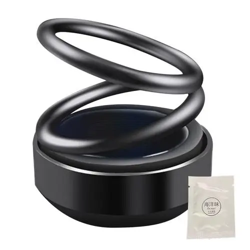 

Автомобильные вращающиеся автомобильные освежители воздуха для ароматерапии, автомобильные украшения, ароматический двойной кольцо, автомобильный диффузор, автомобильные аксессуары