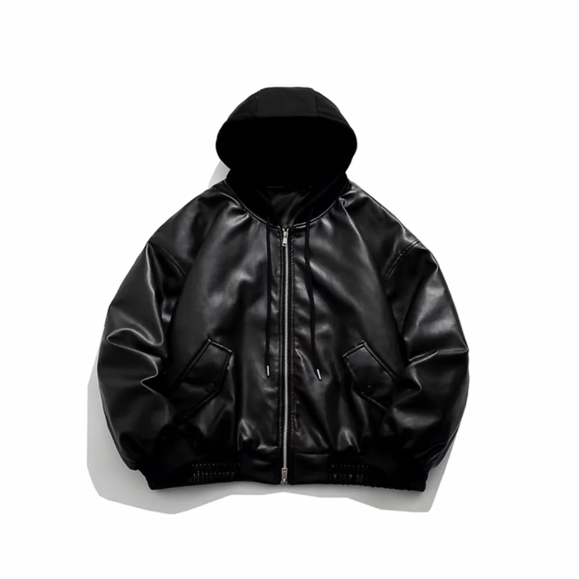 

NIGO Leather Zip Hooded Jacket #nigo96135