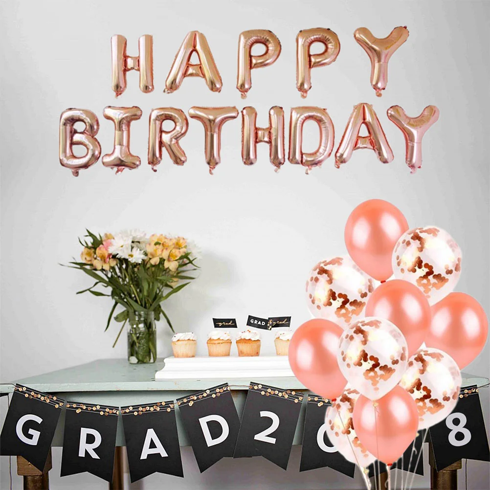 

Birthday Party Balloons Latex Rose Balloons for Kids Birthday Supplies