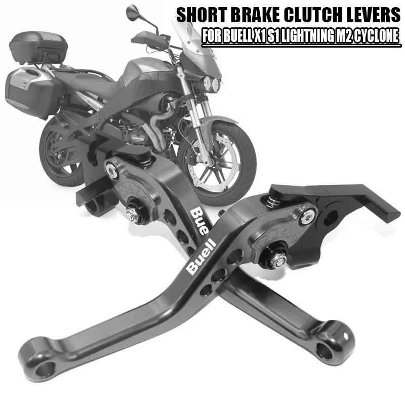 

Short Brake Clutch Levers For BUELL X1 S1 LIGHTNING M2 CYCLONE