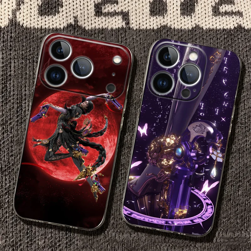 Фото Чехол Bayonetta для iPhone 17 Air, 16E, 17E, 16 Pro, 15 Pro Max, 14, 13 Plus, 12 Mini, 11, защитный чехол для камеры Apple из ТПУ №1