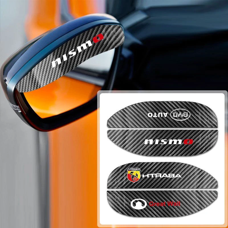 2 шт. Автомобильные Боковые зеркала заднего вида из углеродного волокна |