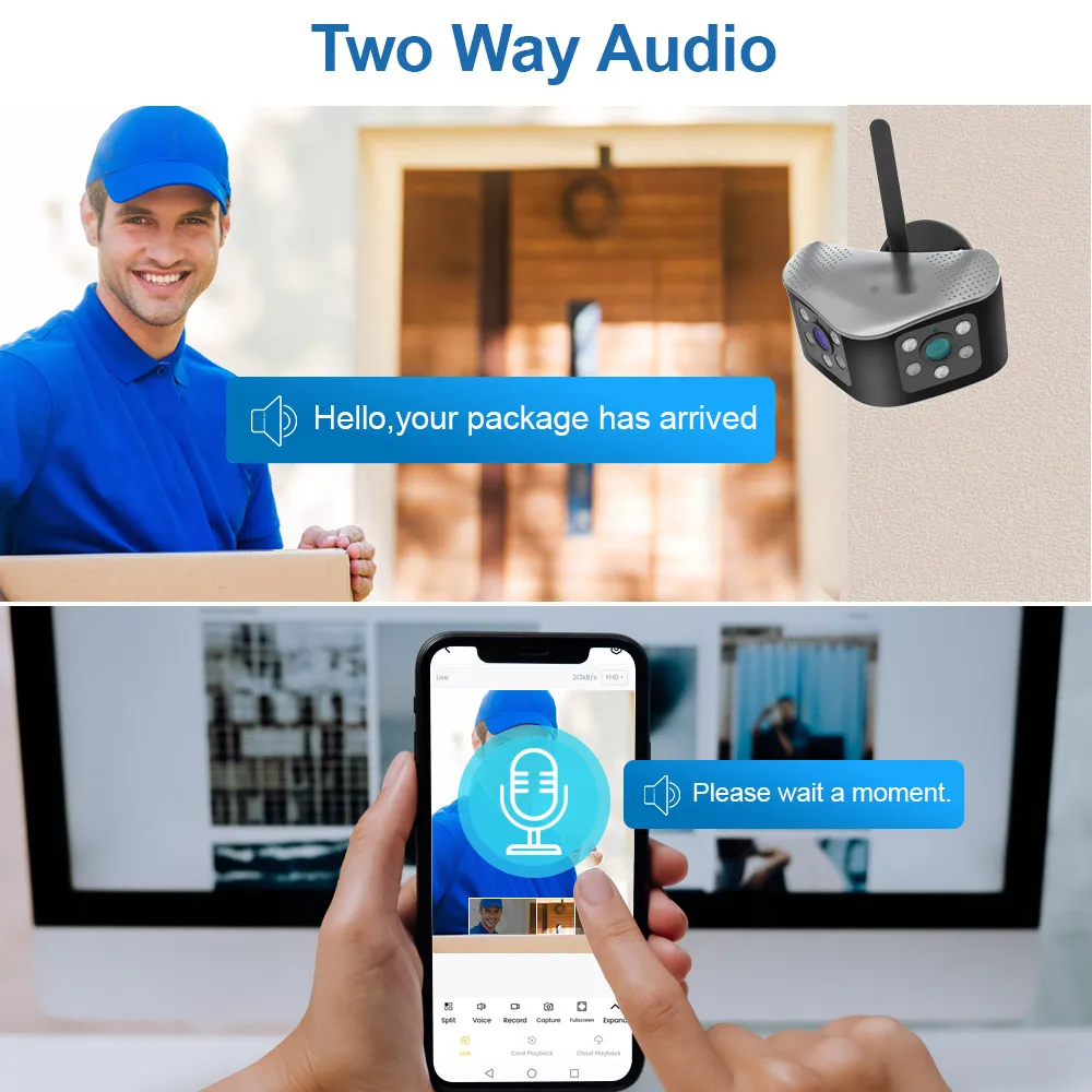 Рисунок 4 - Наружная камера 4K 8 Мп с углом обзора 180 °