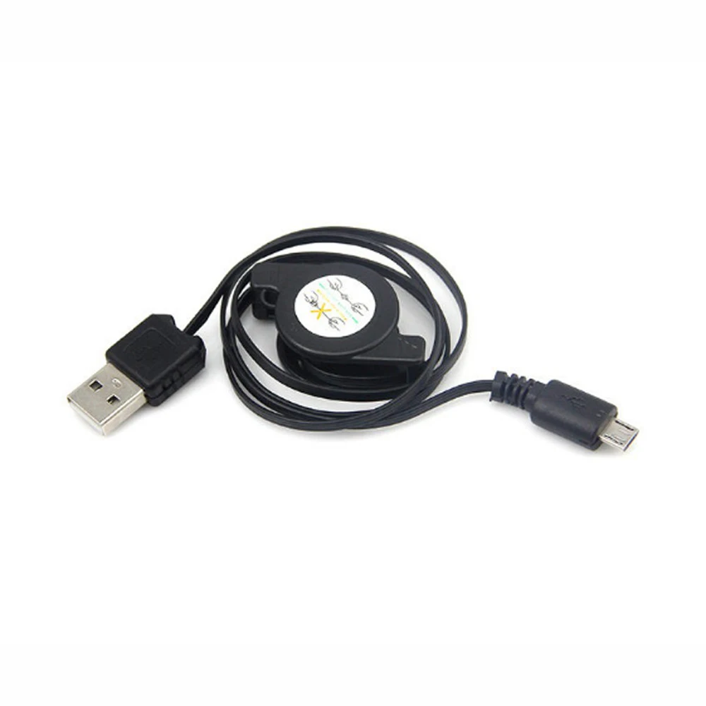 75 см Гибкий Выдвижной Кабель Micro USB A-USB 2 0 B штекер для синхронизации данных и