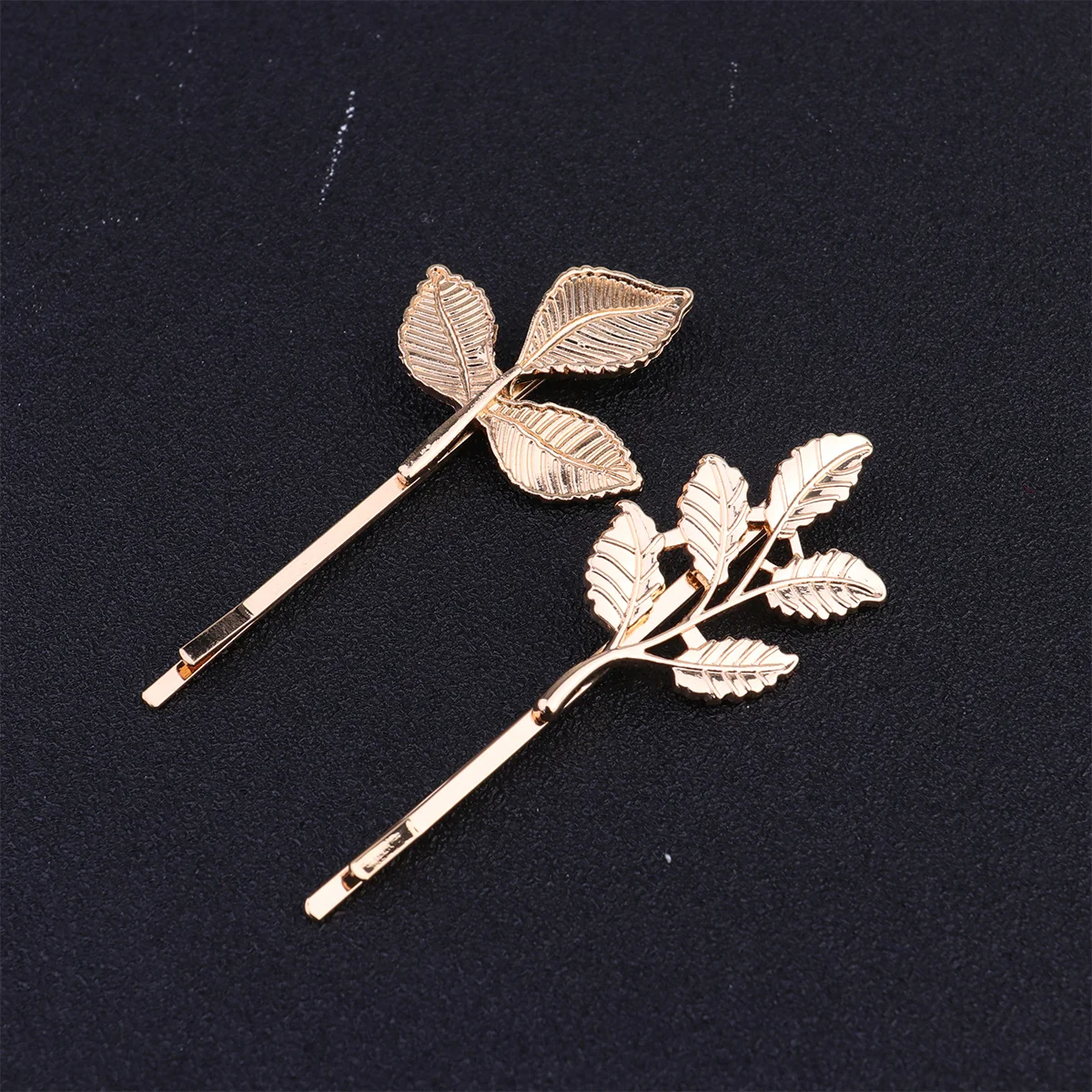 

12PCS Leaf Bobby Alloy Leaf Branch Pearl Hairpins Minimalist Hair Clips Barrettes Accessories for