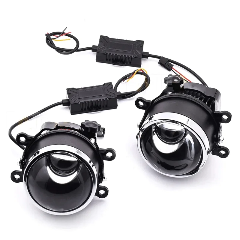 

3-дюймовые двусветодиодные противотуманные фары Hb3 H8 9005 Светодиодный проектор Лазерная линза Противотуманная фара Bi Lens H11 Светодиодная лампа для фар Универсальная