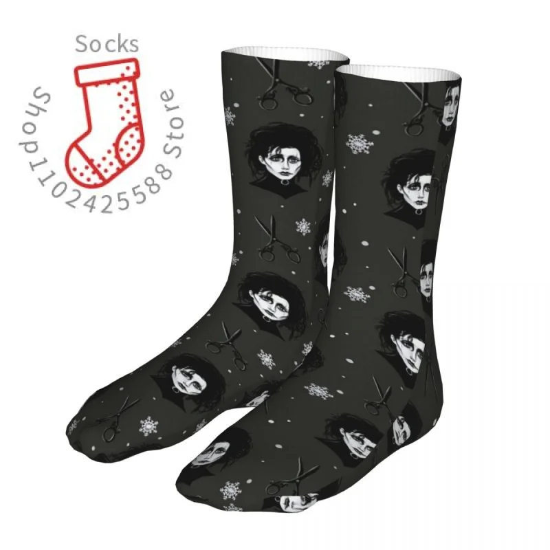 

Edward Scissorhands Socks Men Women Polyester Casual Socks Harajuku Four-season universal Socks Gifts
