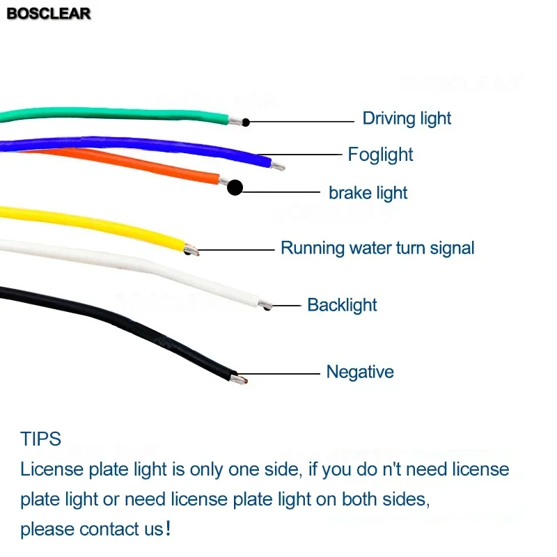 2X 24 В светодиодный задний фонарь для грузовика сигнальные огни прицепа