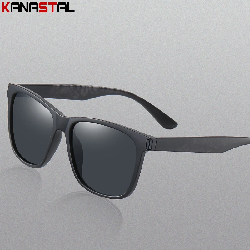 

Men Classic Polarized Sunglasses TR90 Sauqre Frame Anti UV Eyewear Women Outdoors Fishing Driving Cycling Sun Glasses Trend