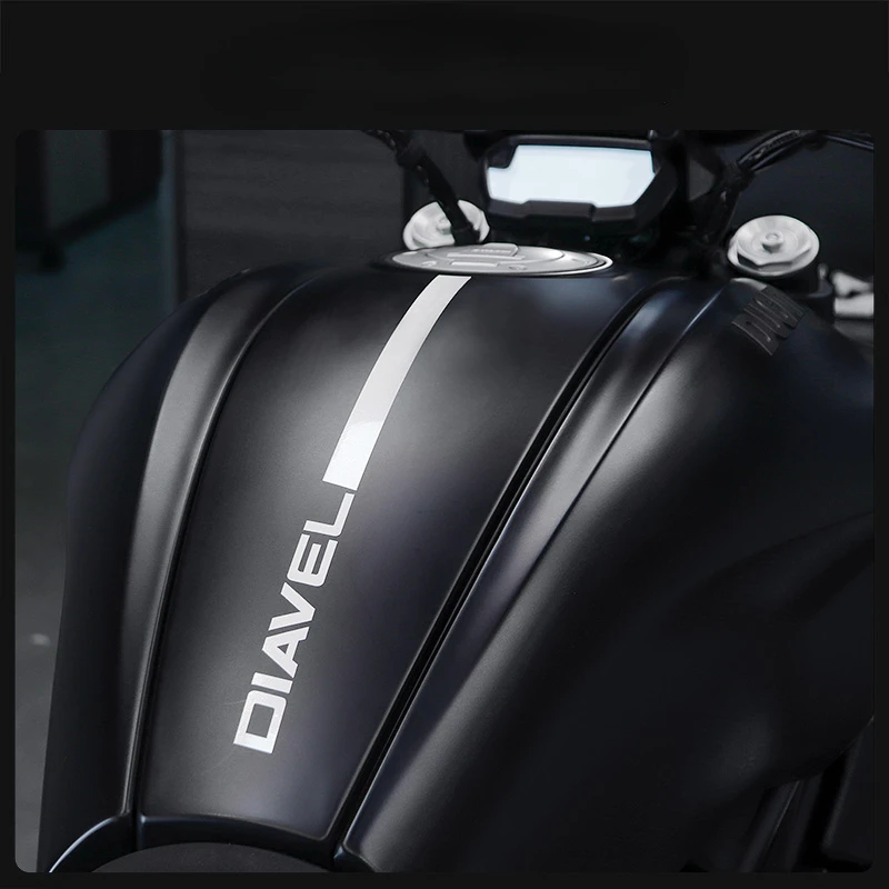 

Motorcycle 3D Gel fuel oil Tank Pad Protector Sticker Fish Bone Sticker for DUCATI 1260 Diavel 1260