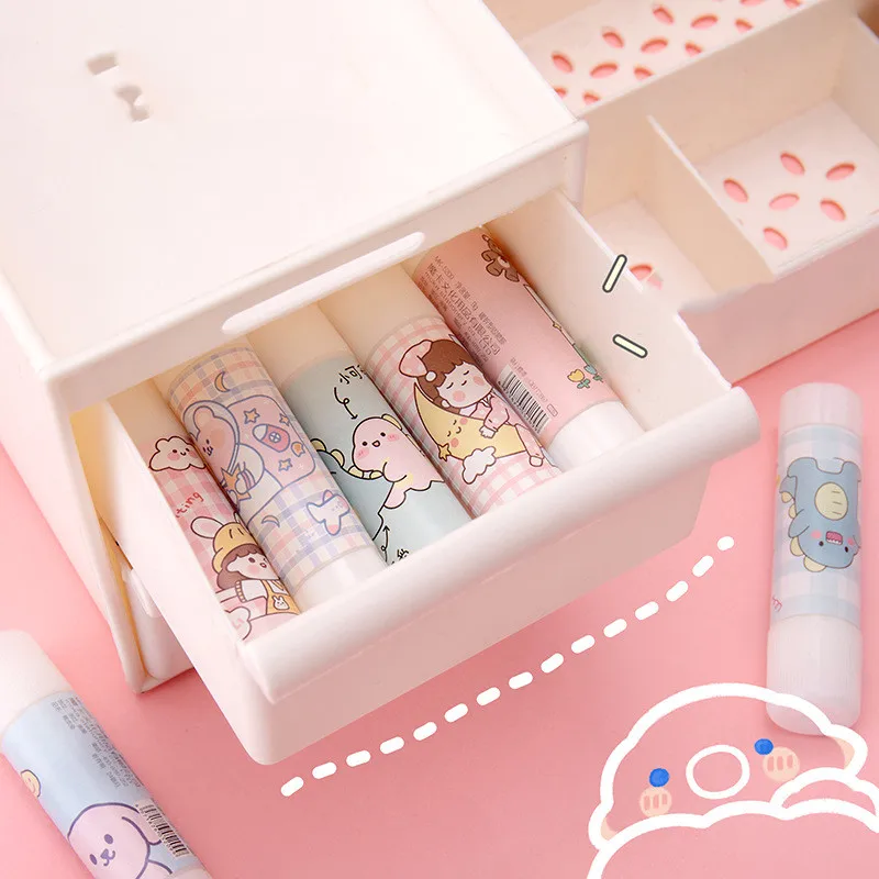 

2Pcs PVA Solid Glue Small Office Supplies Solid Glue Stick Glue Stick Good Stickiness Student Stationer
