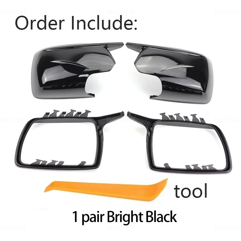 

Защитная Накладка На Боковое Зеркало BMW X3 E83 2003-2010, Черная, Под Карбон, С Инструментом Для Установки