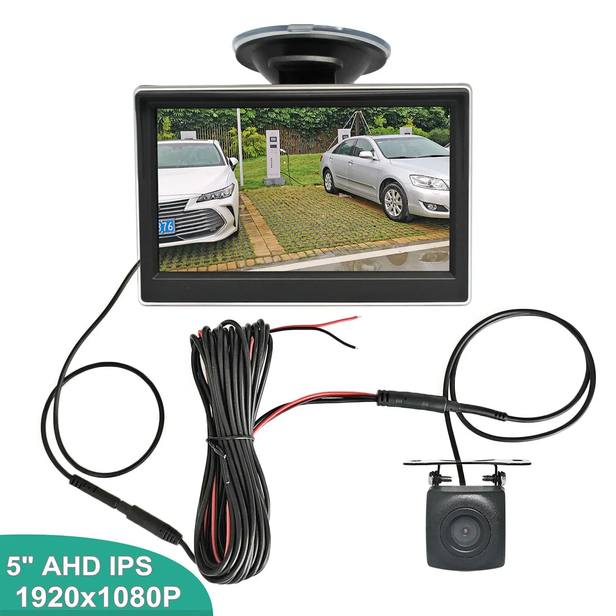 

DIYKIT 1920*1080 AHD IPS 5inch Rear View Car Monitor Starlight Night Vision Backup Car Camera Vehicle Reverse Camera