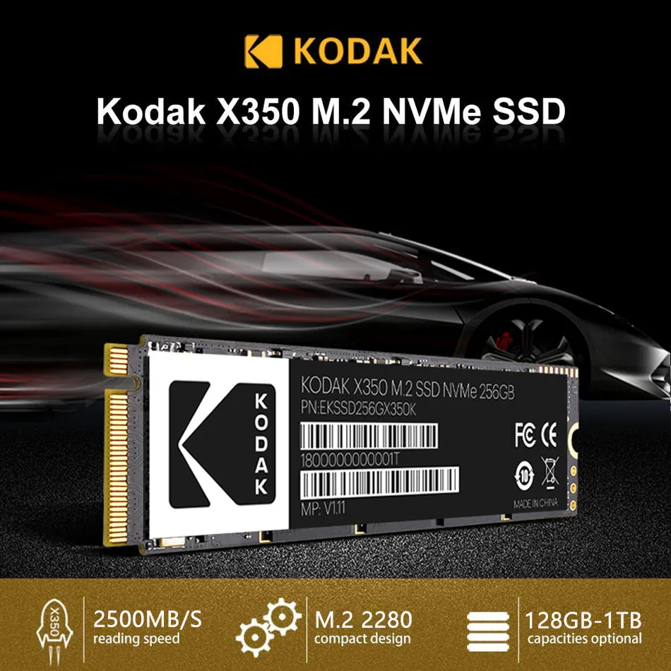 Внутренний твердотельный накопитель Kodak X350 M.2 NVME SSD 512 ГБ ...